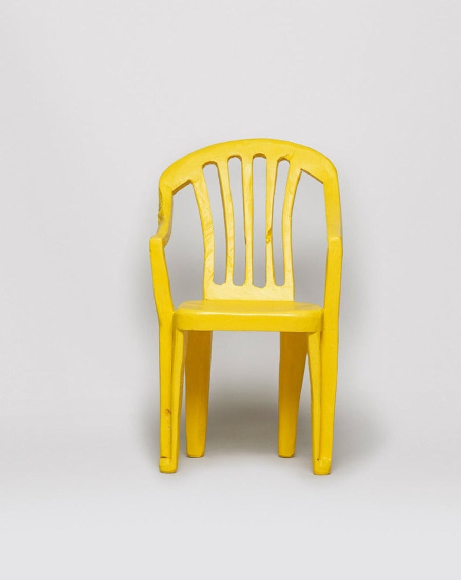 Cameron Platter Yellow chair Sculpture
