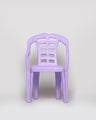 Lilac chair sculpture by Cameron Platter