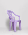 Lilac chair sculpture by Cameron Platter