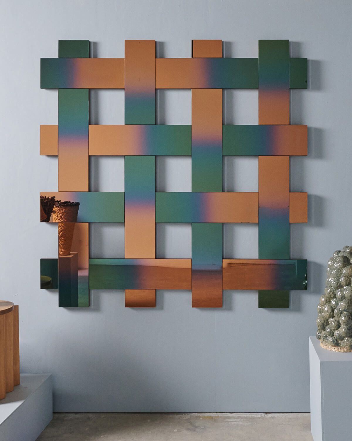 Spectrum X Bower: Lattice Mirror 4 in Cyprine - Mirror - Spectrum Mirror - Kombi