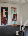 'Bubblegum Moonrise' Mohair Tapestry (Botterblom Collection)