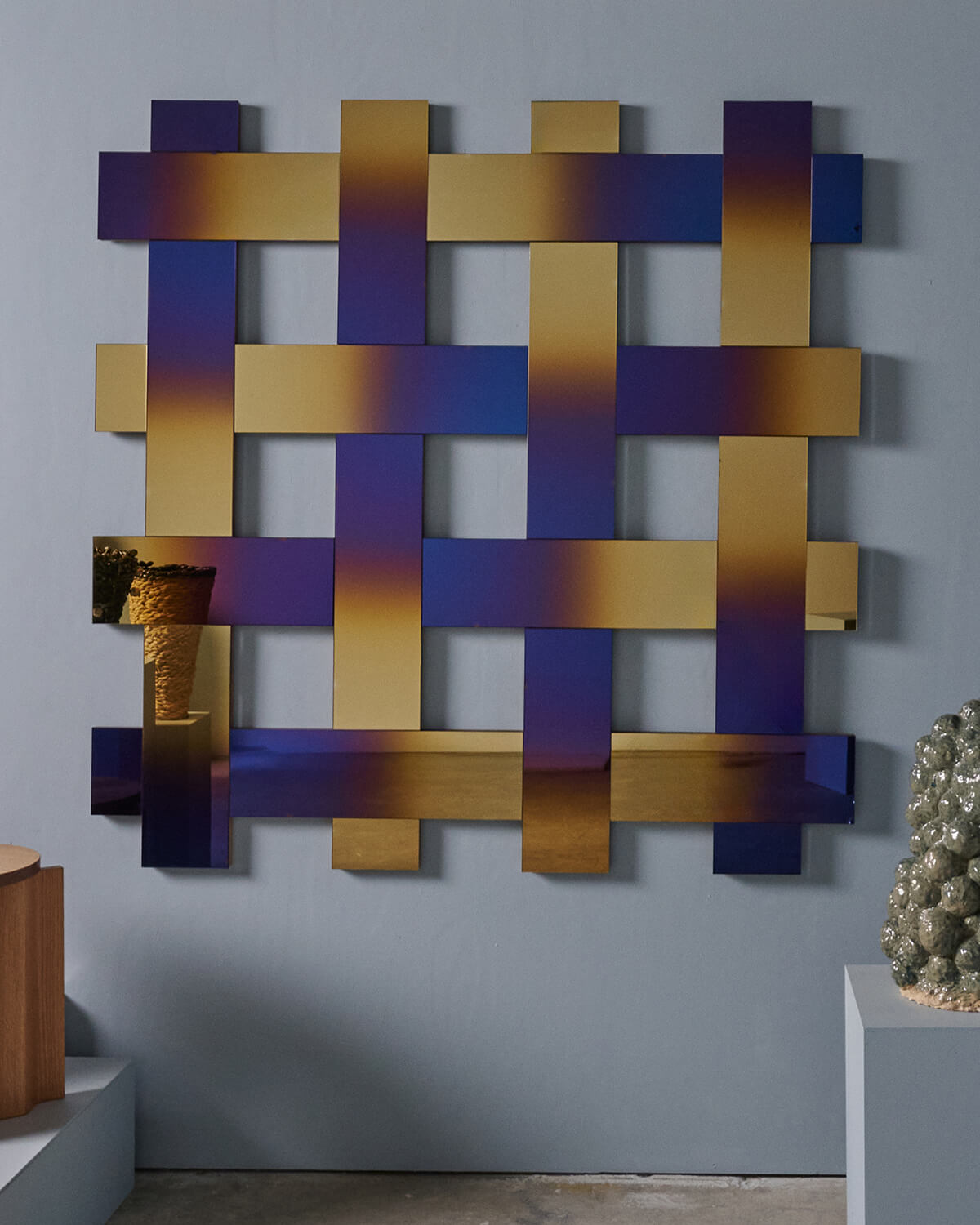Spectrum X Bower: Lattice Mirror in Ametrine - Mirror - Spectrum Mirror - Kombi