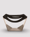 Loom Loafer Chair in Steel and Rope