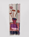 'Thumbprints & Walled Flowers' Mohair Tapestry