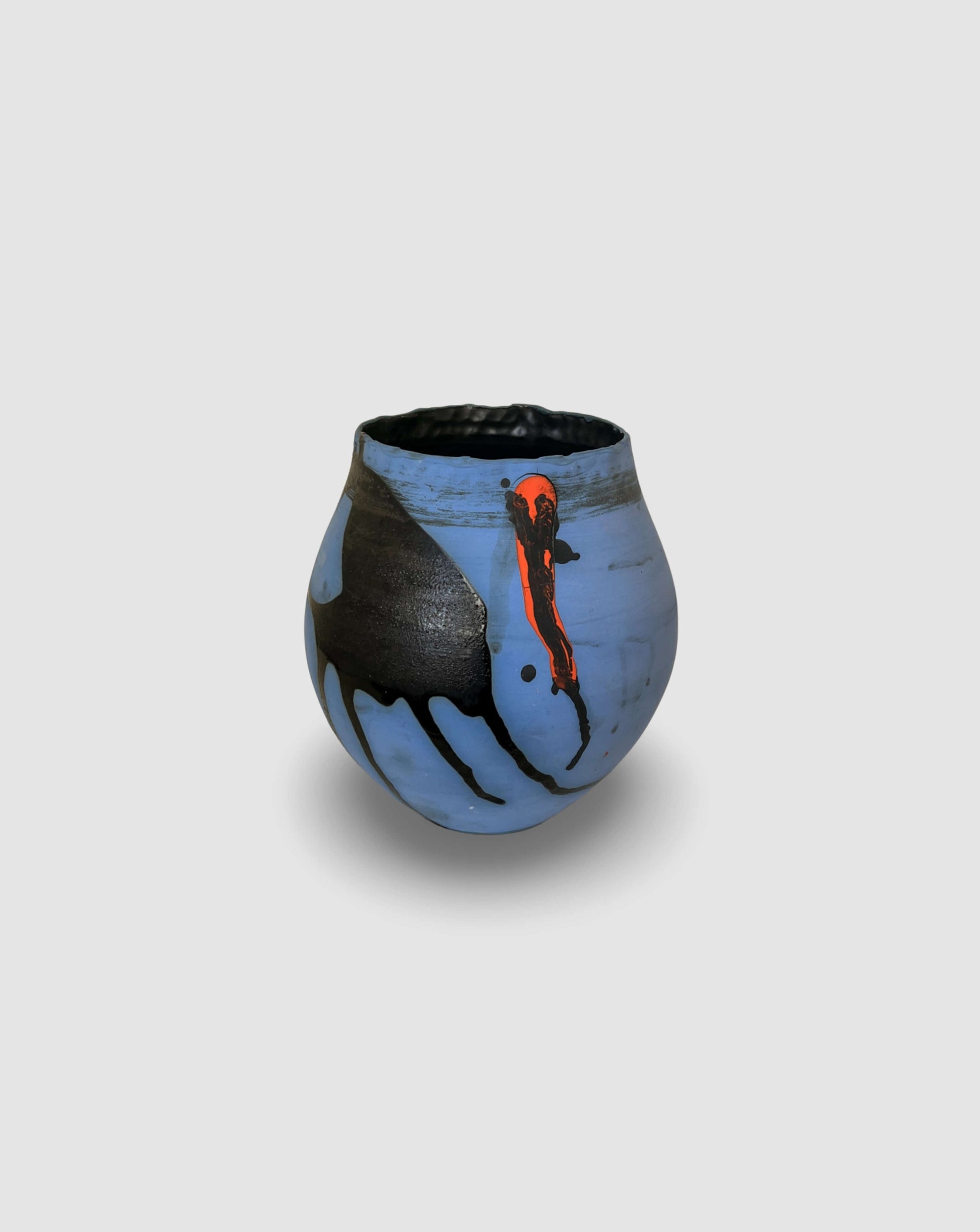 Handpinched Sky Blue Vase