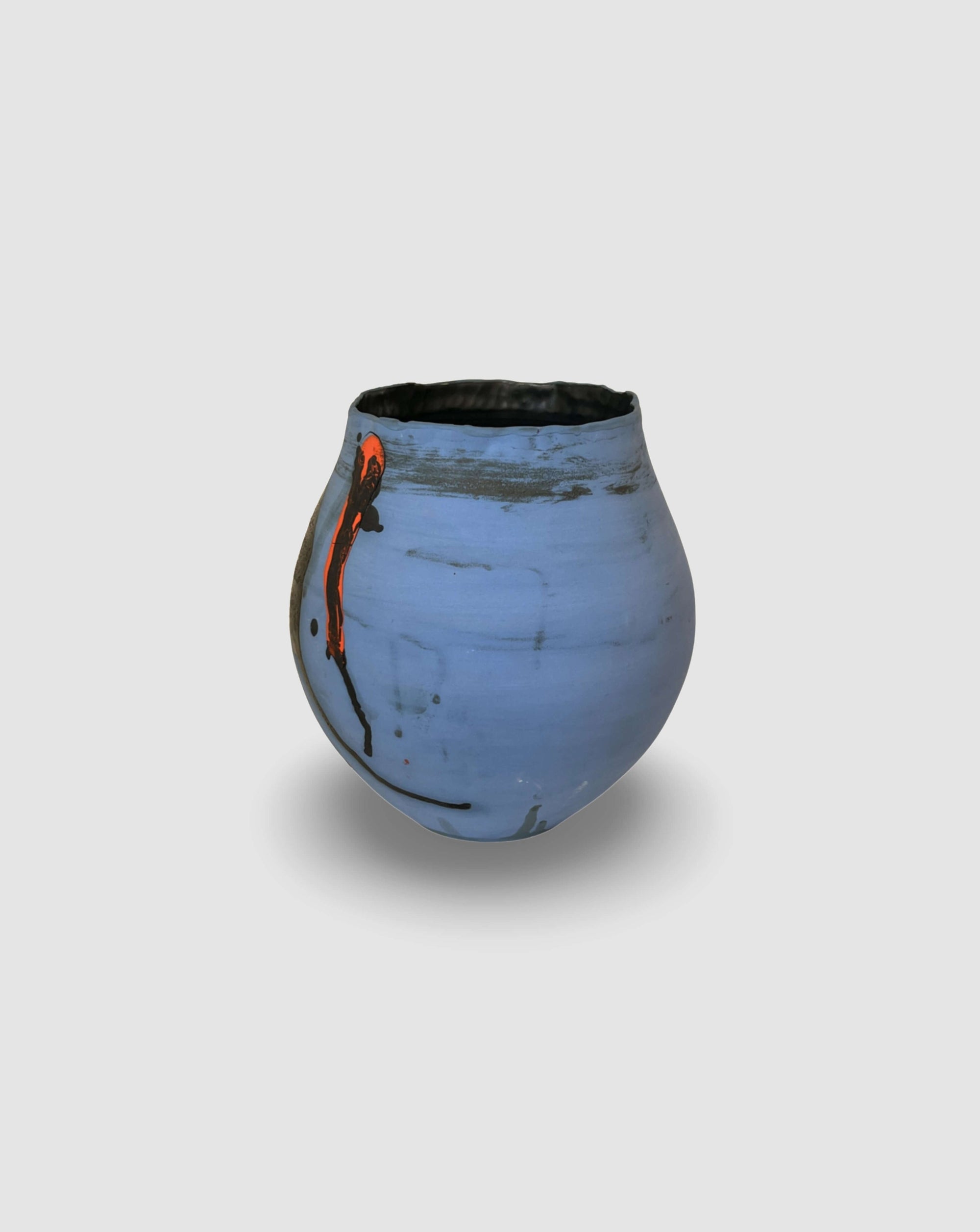 Handpinched Sky Blue Vase